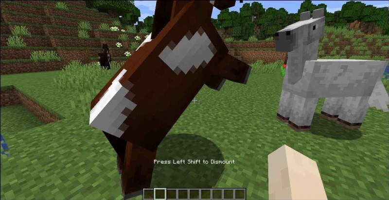 how to dismount a horse in minecraft step by step guide 157047