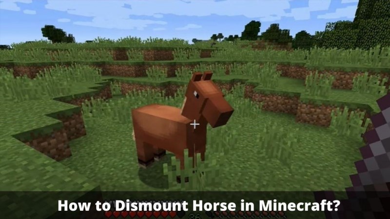 how to dismount horse in minecraft 222997