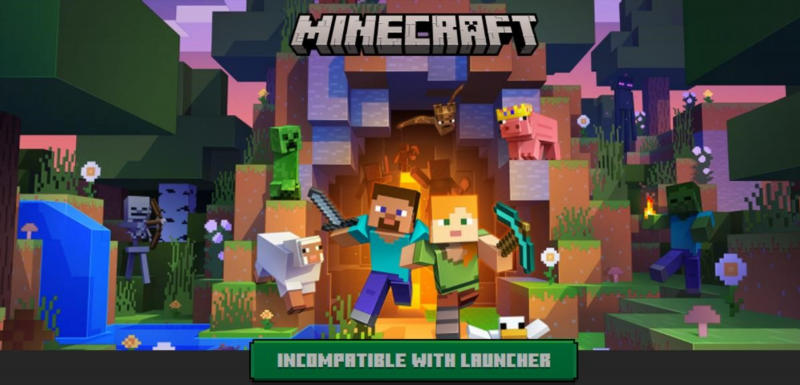 how to fix minecraft for windows incompatible with launcher error 090676
