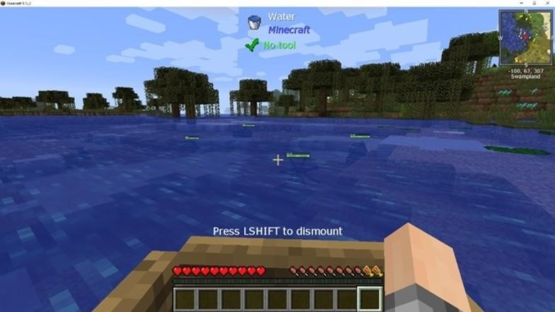 how to get out of a boat in minecraft 682546