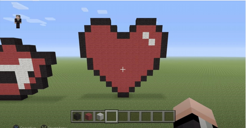 how to make a heart in minecraft 880734