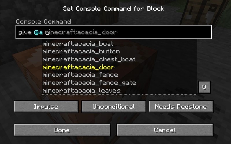 minecraft give command how to use it to spawn any item 942673