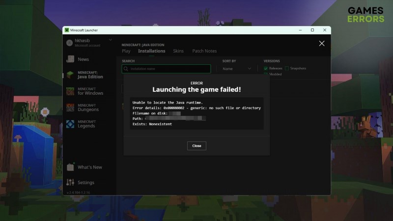 unable to locate java runtime minecraft best fixes 989121