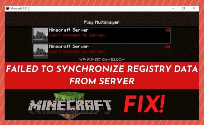3 ways to fix failed to synchronize registry data from server in minecraft 584060