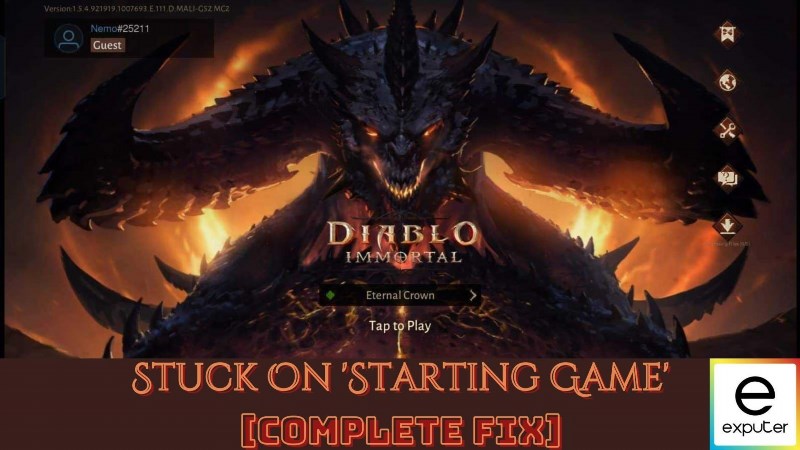 diablo immortal stuck on starting game solved 733627