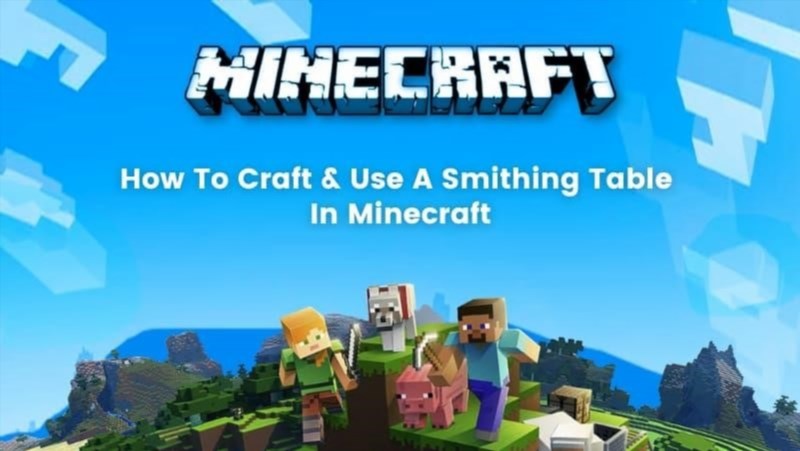 how to craft and use a smithing table in minecraft 115837