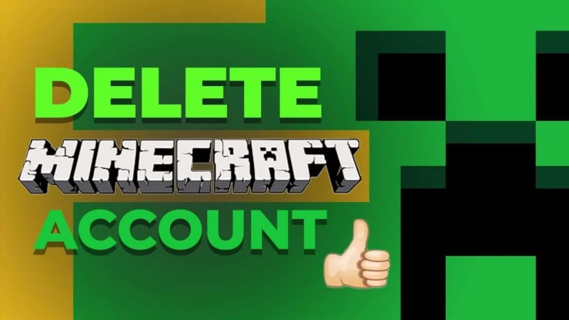 how to delete your minecraft account 875423