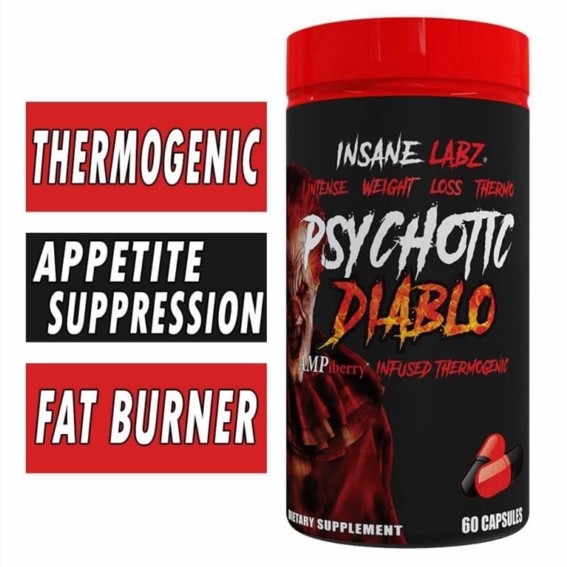 psychotic diablo insane labz thermogenic fat burner 625230