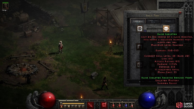 skill points builds overview characters diablo ii resurrected 298778